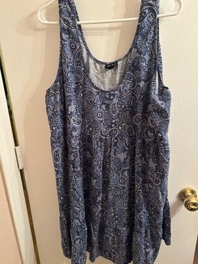 Torrid Blue Sleeveless Summer Dress Top